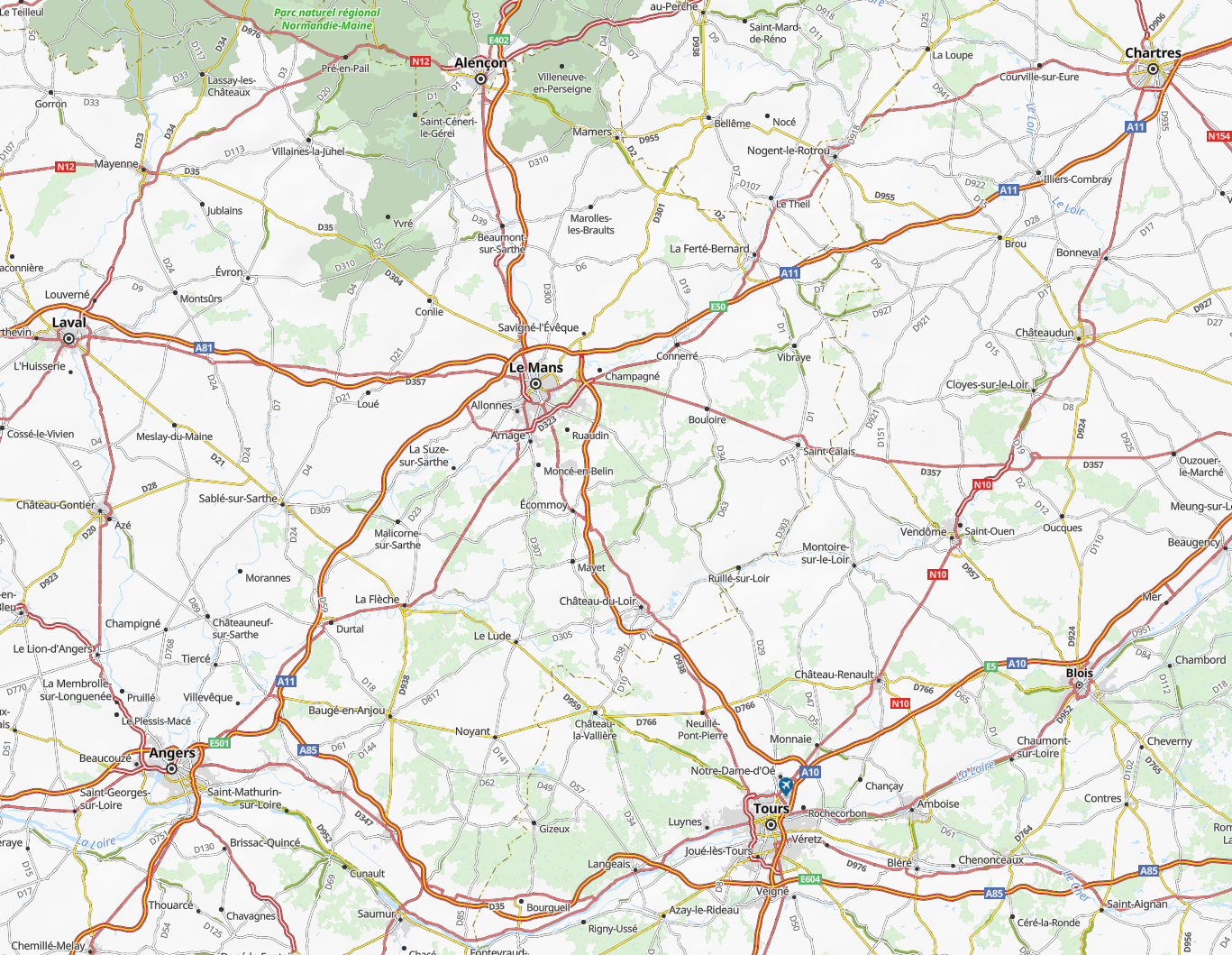 Carte zone d'intervention BESSA RAVALEMENT